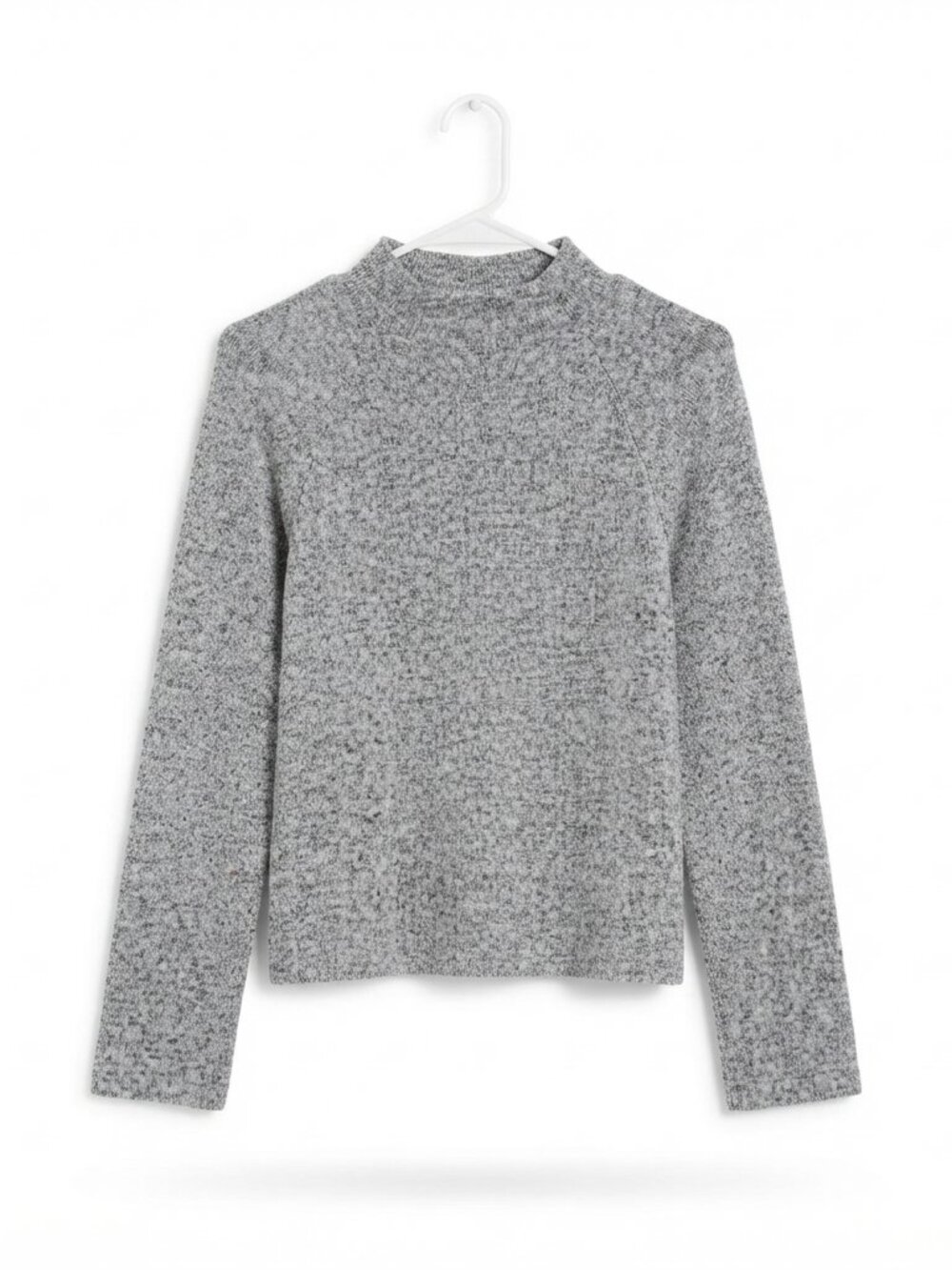 Women's Mock Neck Long Sleeve Knit Sweater